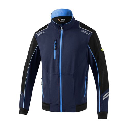 Kurtka SPARCO TECH LIGHT-SHELL - granatowo-niebieska