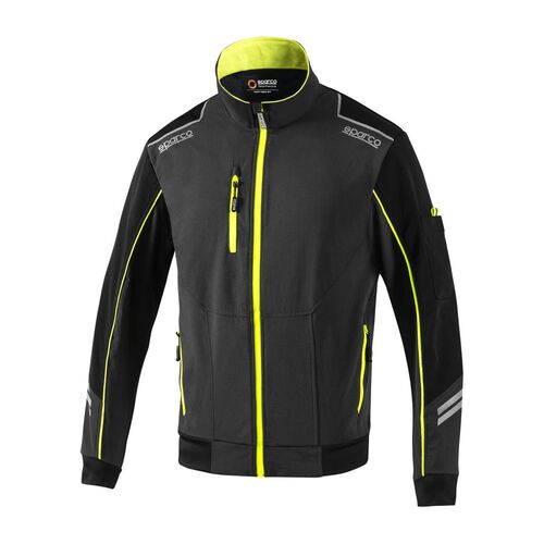 Kurtka SPARCO TECH LIGHT-SHELL – szaro-żółta