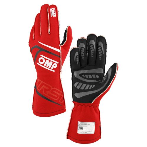 Rękawice OMP FIRST 8856-2018 czerwone