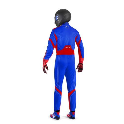Kombinezon Sparco Thunder 8877-2022 niebiesko-czerwony