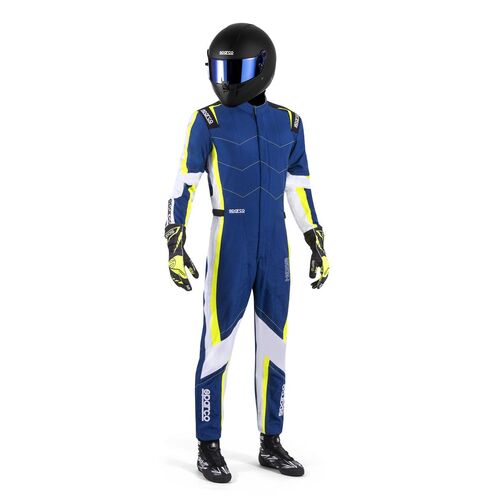 Kombinezon Sparco Kerb Advanced 8877-2022 niebiesko-żółty