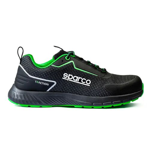 Buty Sparco Traction Sanyo S1PS ESD (czarno-zielone fluo)