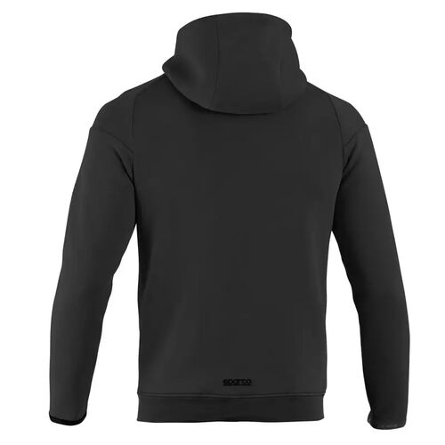 Bluza zapinana z kapturem Sparco czarna