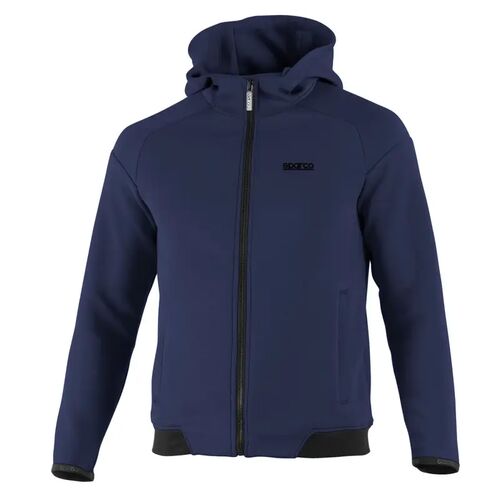 Bluza zapinana z kapturem Sparco granatowa
