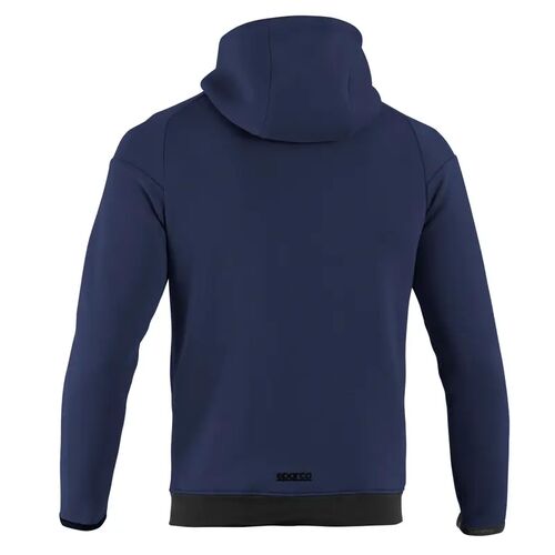 Bluza zapinana z kapturem Sparco granatowa