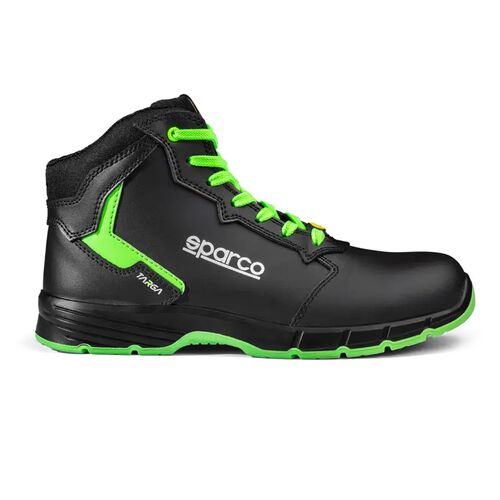 Buty Sparco Targa-H Willy S3S ESD (czarno-zielone fluo)