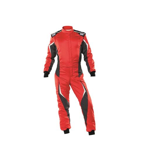 Kombinezon OMP TECNICA EVO FIA 8856-2018 czerwono-czarny