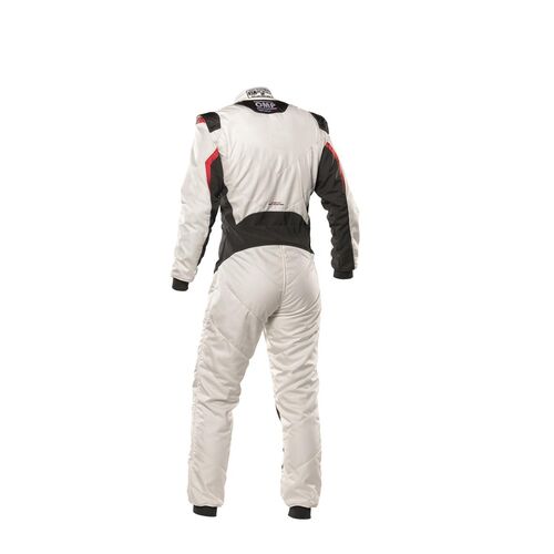 Kombinezon OMP TECNICA EVO FIA 8856-2018 biało-czarny