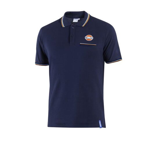 Koszulka Polo Sparco Gulf z kieszonką granatowy