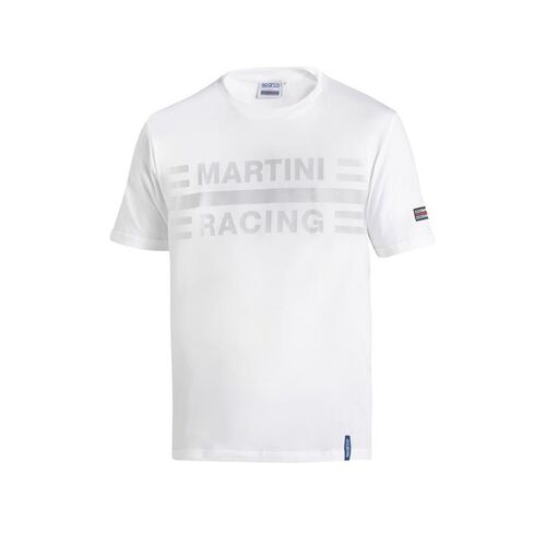 Koszulka T-shirt Sparco Martini Racing Big Logo biała