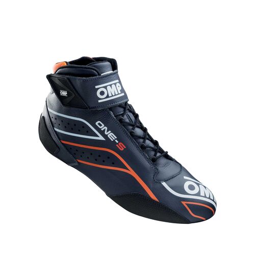Buty OMP One-S FIA 8856-2018 granatowo-pomarańczowe