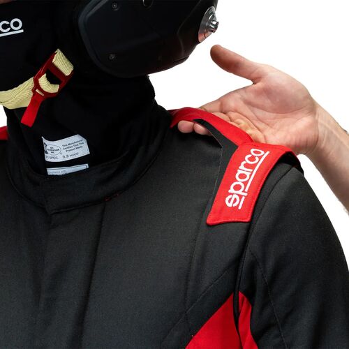 Kombinezon Sparco Sprint Advanced FIA 8856-2018 czarno-czerwony