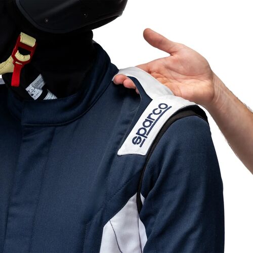 Kombinezon Sparco Sprint Advanced FIA 8856-2018 granatowo-biały