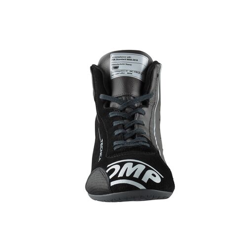 Buty OMP Tecnica 2025 FIA 8856-2018 czarno-antracytowe