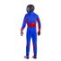 Kombinezon Sparco Thunder 8877-2022 niebiesko-czerwony