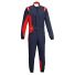 Kombinezon Sparco Sprint Advanced Asymetrical FIA 8856-2018 granatowo-czerwony