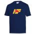 Koszulka T-Shirt Sparco Lancia HF Yellow granatowa