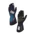 Rękawice OMP ONE EVO FX FIA 8856-2018 granatowo-niebieskie