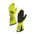 Rękawice OMP ONE EVO FX FIA 8856-2018 żółte fluo