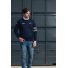 Sweter wełniany SPARCO MARTINI RACING - granatowy