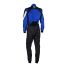 Kombinezon kartingowy dziecięcy OMP KS-3X FIA 8877-2022 czarno-niebieski
