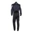 Kombinezon kartingowy OMP KS-3X FIA 8877-2022 czarno-antracytowy
