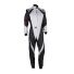 Kombinezon kartingowy OMP KS-3X FIA 8877-2022 szaro-czarny