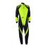 Kombinezon kartingowy OMP KS-3X FIA 8877-2022 czarno-żółty fluo