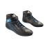 Buty kartingowe OMP KS-2X FIA 8877-2022 czarno-błękitne