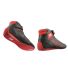 Buty kartingowe dziecięce OMP KS-2X FIA 8877-2022 czarno-czerwone